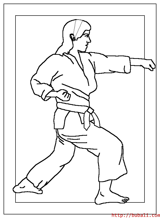 Dibujos De Karate Kid Para Colorear Imagui